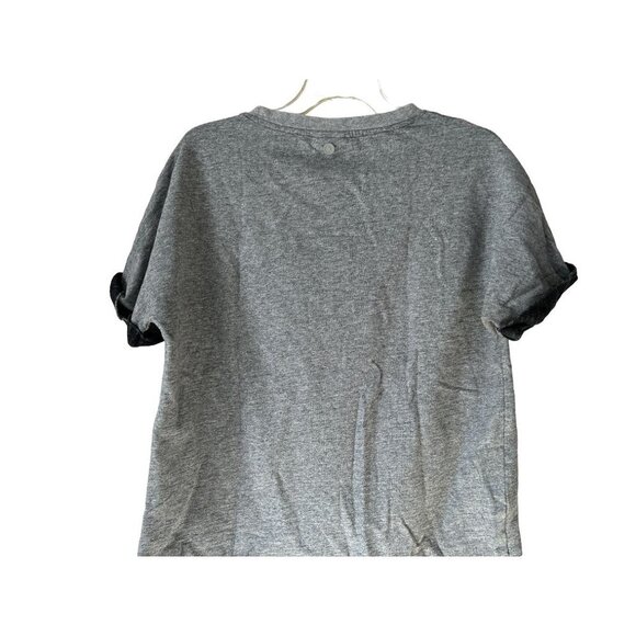 HUNTER Gray Embossed Logo T-Shirt Oversized Size Med - Picture 6 of 8